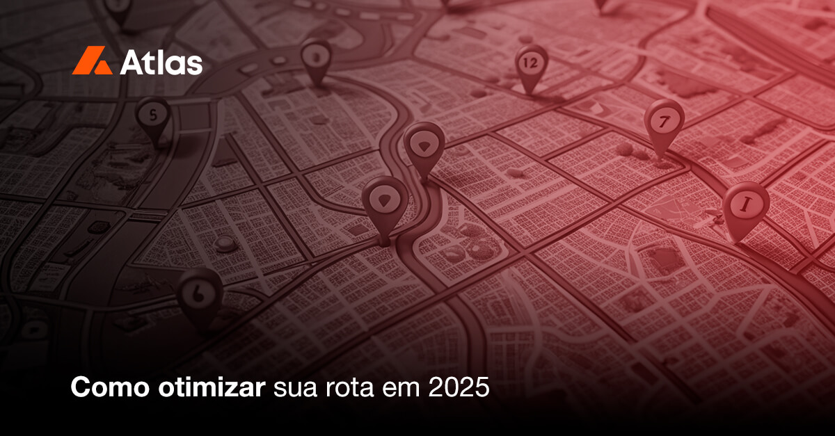 otimizar rota e a imagem possui o texto Como otimizar sua rota em 2025